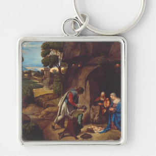 Llavero Adoración de los pastores por Giorgione