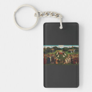 Llavero Adoración del Cordero Místico de Jan van Eyck Arte