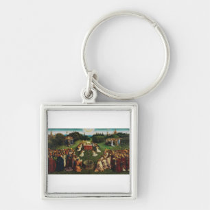Llavero Adoración del Cordero Místico de Jan van Eyck Arte