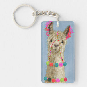 Llavero Adorned Llama - Beige