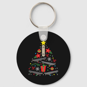 Llavero Adorno de Navidad de monopatín divertido Gif árbol