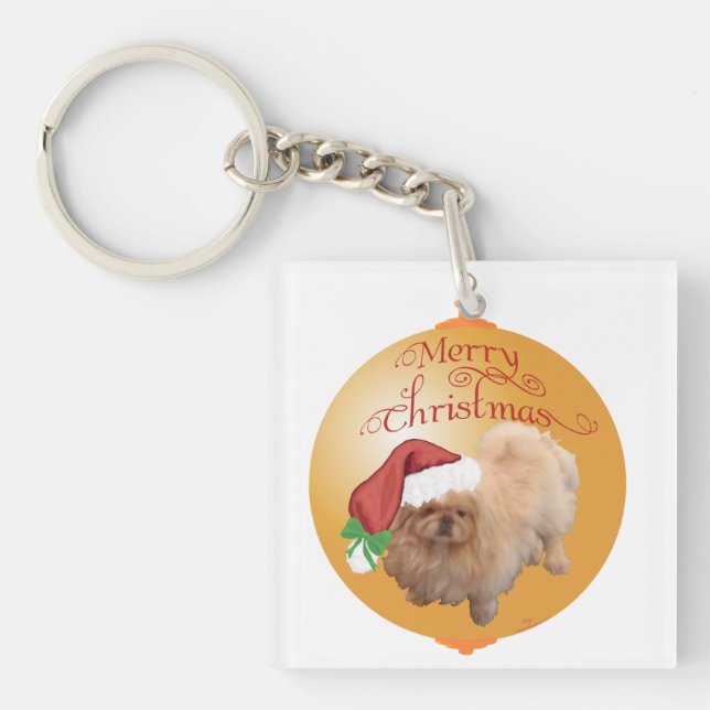 Llavero Adorno de Navidad de Pekín (Frente)