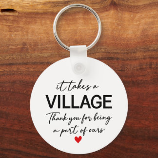 Llavero Adorno de Navidad It Takes a Village, Gracias G