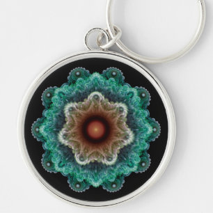 Llavero Adorno fractal flamboyante