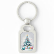 Adorno Navideño Extragrande Azul Rosa Pastel
