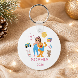 Llavero Adorno personalizado para niños pequeños, Sra. Rac