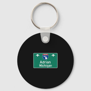 Llavero Adrian Michigan Mi Autopista Interestatal Souvenir