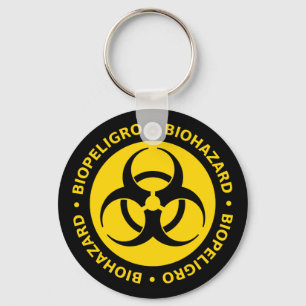Llavero Advertencia del Biohazard