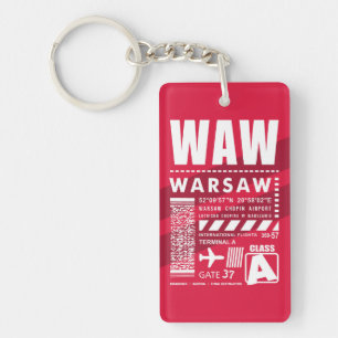 Llavero Aeródromo WAW Varsovia
