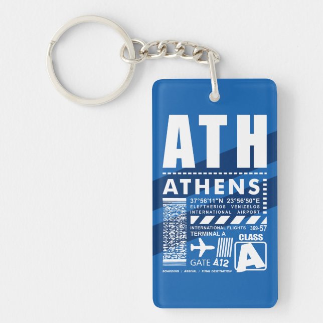 Llavero Aeropuerto ATH Athens (Frente)