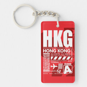 Llavero Aeropuerto de HKG Hong Kong