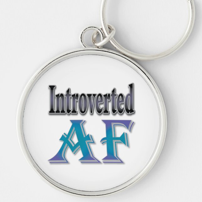 Llavero AF introvertido (Frente)