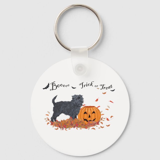Llavero Affenpinscher Halloween (Anverso)