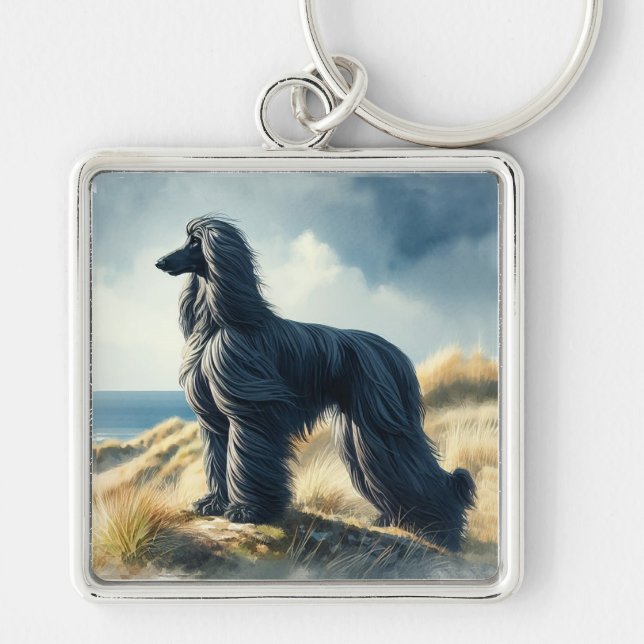 Llavero Afghan Hound (Frente)