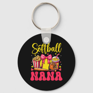Llavero Aficionada del Softbol Nana Día de la Madre Corbat