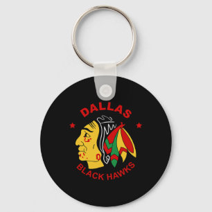 Llavero Aficionado de hockey vintage de Dallas Black Hawks