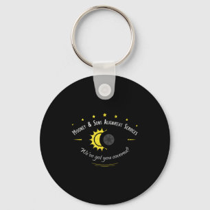Llavero Aficionados de la ciencia de astronomía eclipse so