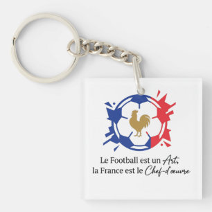 Llavero Aficionados del Fútbol Francés – Regalos y Ropa pa