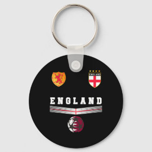 Llavero Aficionados fútbol Inglaterra Jersey Bandera ingle