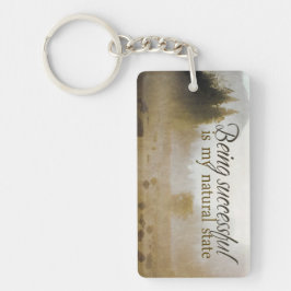 Llavero Afirmación de motivación "de éxito"