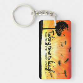 Llavero Afirmación de motivación por "tomarte el tiempo de