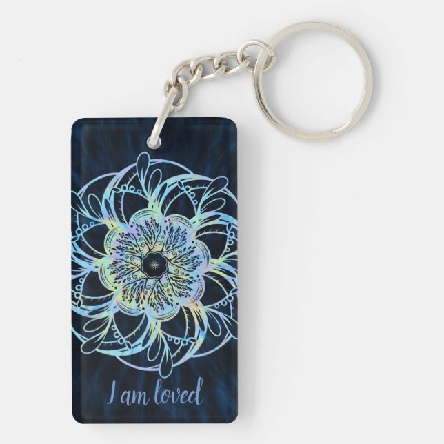 Llavero Afirmaciones positivas Mandala (Atrás)