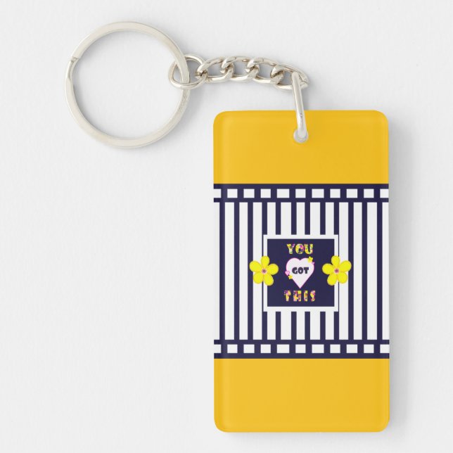 Llavero Afirmaciones positivas que obtuviste (Frente)