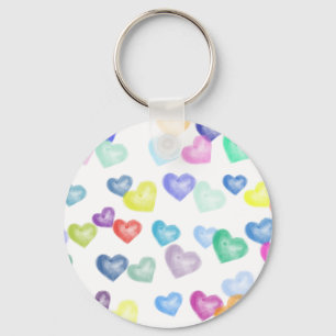 Llavero Aflutter Corazones (Corazones Patteronados)