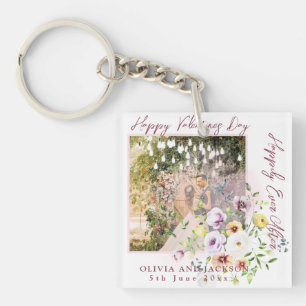 Llavero Afortunadamente después de la escritura de la foto