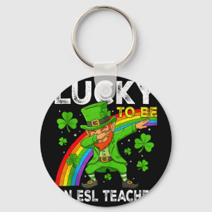 Llavero Afortunado de ser un maestro de inglés st patricks