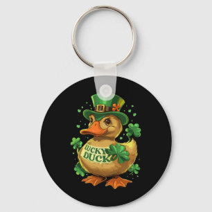 Llavero Afortunado Duck Shamrock Funny St Patricks Day Wat