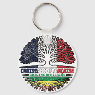 Llavero África: Bandera de árboles de Francia africana