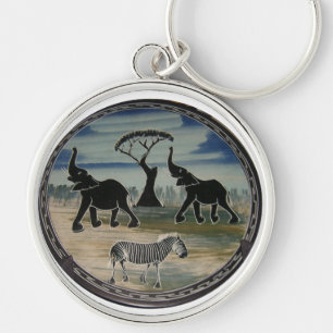 Llavero África Kenia Hermosa Vida Silvestre Elegante