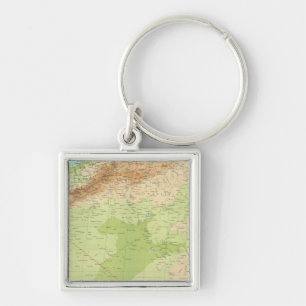 Llavero África noroccidental con rutas marítimas