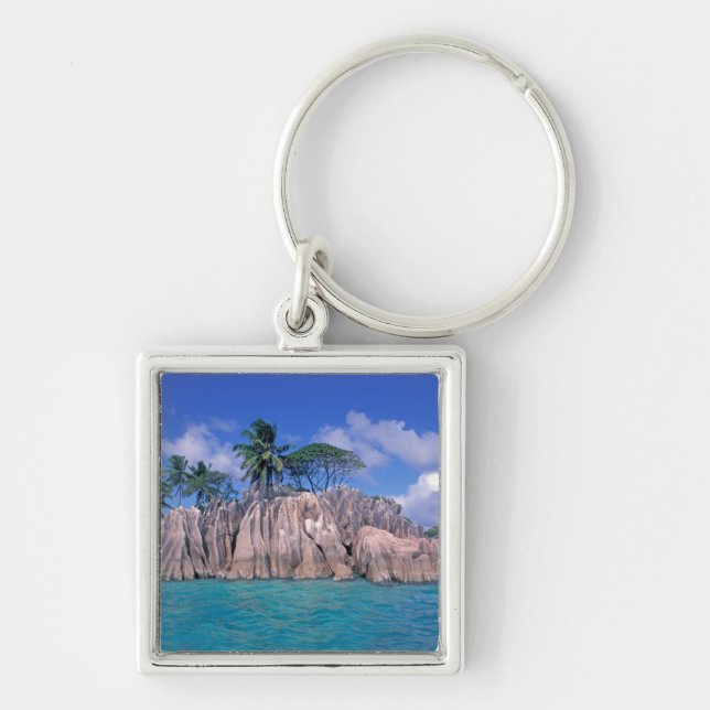 Llavero África, Seychelles, isla de Praslin, San Pedro (Frente)