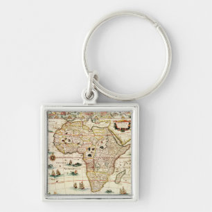 Llavero AfricaPanoramic MapAfrica 2