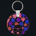 Llavero Afro Diva Pink Lavender Blue<br><div class="desc">Celebrate and Honor the beauty and wonder of black women with this fun graphic print of a black woman with full lips,  wearing sunglasses rocking a huge afro. This was not made by AI.</div>