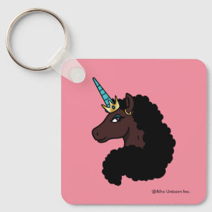 Llavero Afro Unicornio   Magico