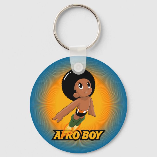 Llavero ¡AfroBoy! (Anverso)