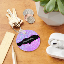 Agante de nombres personalizados de Purpurina púrp