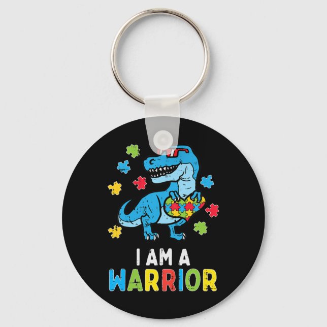 Llavero Agarra este lindo Trex Dino por el que soy una cam (Anverso)