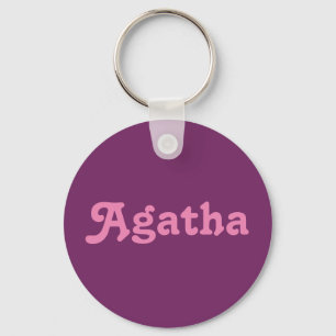 Llavero Agatha de cadena de claves