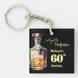 Llavero Aged to Perfection Men's 60th Whiskey Birthday 
