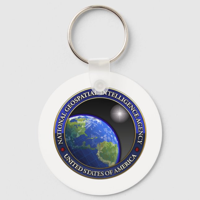 Llavero Agencia Nacional de Inteligencia Geoespacial (NGA) (Anverso)