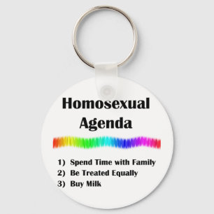 Llavero Agenda homosexual