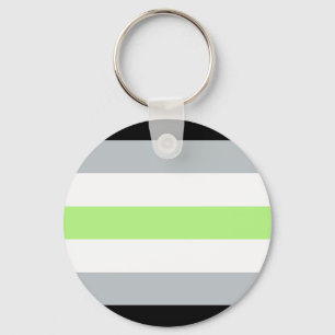 Llavero Agender Flag Keyring