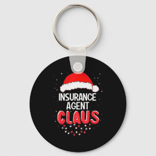 Llavero Agente de Seguros Santa Claus Navidad Coincidente 