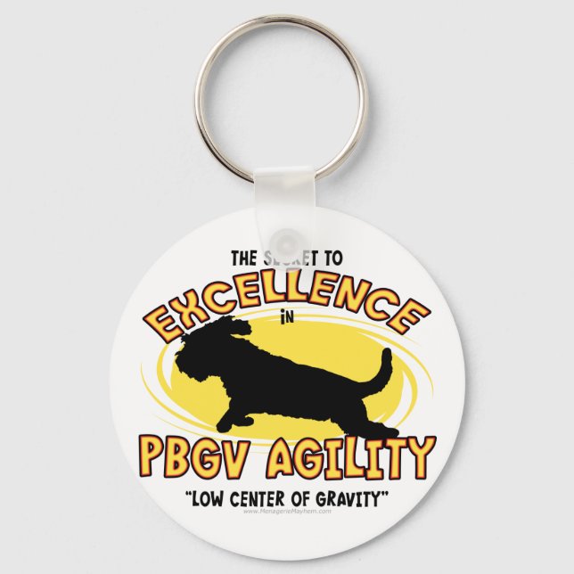 Llavero Agility PBGV Secret Keychain (Anverso)
