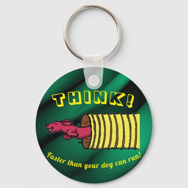 Llavero Agility Themed Keychain (Anverso)