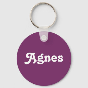 Llavero Agnes de la cadena de claves